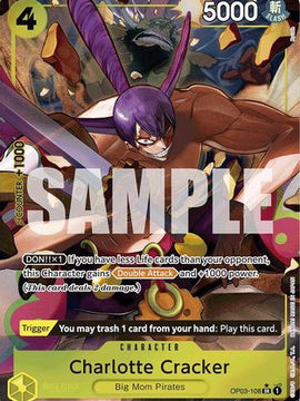 Charlotte Cracker (Alternate Art) (OP03-108) - Premium Booster -The Best- Foil