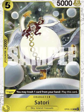 Satori (Jolly Roger Foil) (OP05-105) - Premium Booster -The Best- Foil