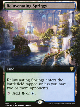 Rejuvenating Springs (CMR-709) - Commander Legends: (Extended Art)