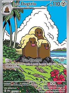 Alolan Dugtrio 208 - SV08 Surging Sparks Holofoil