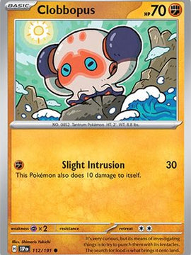 Clobbopus 112 - SV08 Surging Sparks Reverse Holofoil