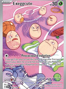 Exeggcute 192 - SV08 Surging Sparks Holofoil
