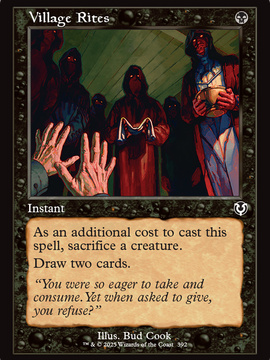 Village Rites (Retro Frame) (INR-392) - Innistrad Remastered
