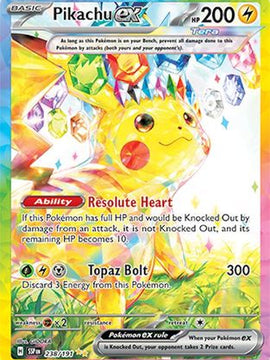 Pikachu ex 238 - SV08 Surging Sparks Holofoil