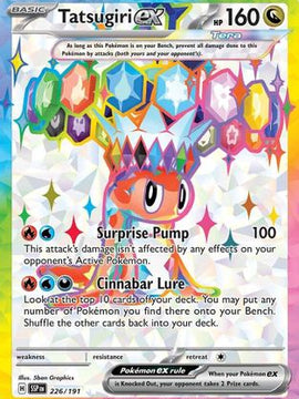 Tatsugiri ex 226 - SV08 Surging Sparks Holofoil