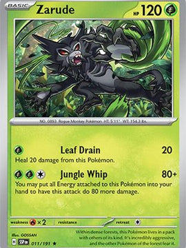 Zarude 11 - SV08 Surging Sparks Holofoil