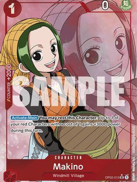 Makino (Full Art) (OP02-015) - Premium Booster -The Best- Foil