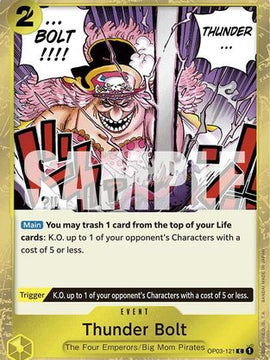 Thunder Bolt (Jolly Roger Foil) (OP03-121) - Premium Booster -The Best- Foil