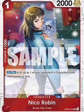 Nico Robin (Jolly Roger Foil) (OP05-010) - Premium Booster -The Best- Foil