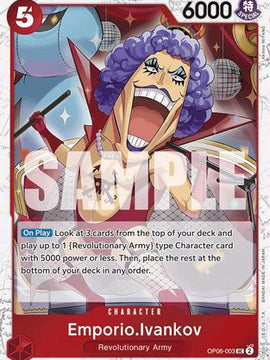 Emporio.Ivankov (Jolly Roger Foil) (OP06-003) - Premium Booster -The Best- Foil
