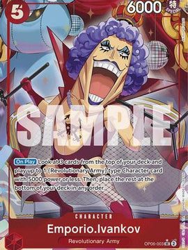 Emporio.Ivankov (Full Art) (OP06-003) - Premium Booster -The Best- Foil