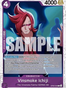 Vinsmoke Ichiji (OP06-060) (Jolly Roger Foil) (OP06-060) - Premium Booster -The Best- Foil