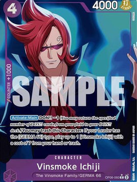 Vinsmoke Ichiji (OP06-060) (Full Art) (OP06-060) - Premium Booster -The Best- Foil