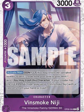 Vinsmoke Niji (OP06-064) (Jolly Roger Foil) (OP06-064) - Premium Booster -The Best- Foil