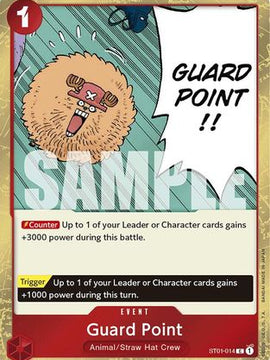 Guard Point (Jolly Roger Foil) (ST01-014) - Premium Booster -The Best- Foil