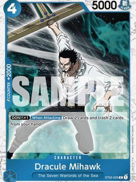 Dracule Mihawk (ST03-005) (Jolly Roger Foil) (ST03-005) - Premium Booster -The Best- Foil