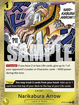 Narikabura Arrow (Jolly Roger Foil) (ST09-014) - Premium Booster -The Best- Foil