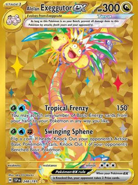 Alolan Exeggutor ex - 248/191 248 - SV08 Surging Sparks Holofoil