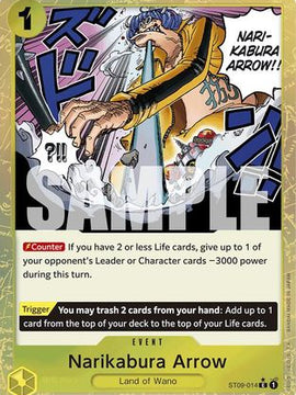 Narikabura Arrow (Textured Foil) (ST09-014) - Premium Booster -The Best- Foil