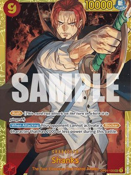 Shanks (OP01-120) (Reprint) (OP01-120) - Premium Booster -The Best- Foil