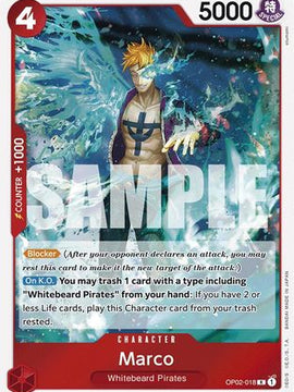 Marco (Reprint) (OP02-018) - Premium Booster -The Best- Foil