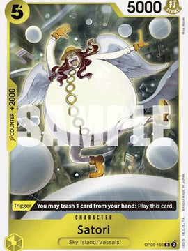 Satori (Reprint) (OP05-105) - Premium Booster -The Best- Foil