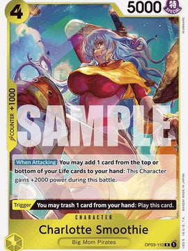 Charlotte Smoothie (Reprint) (OP03-110) - Premium Booster -The Best- Foil
