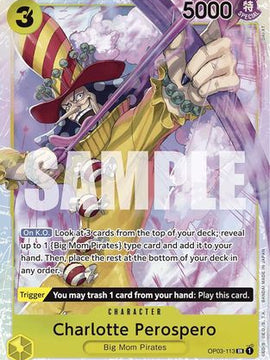Charlotte Perospero (Reprint) (OP03-113) - Premium Booster -The Best- Foil
