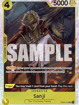 Sanji (Reprint) (OP04-104) - Premium Booster -The Best- Foil
