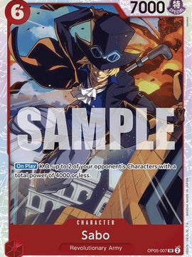 Sabo (OP05-007) (Reprint) (OP05-007) - Premium Booster -The Best- Foil