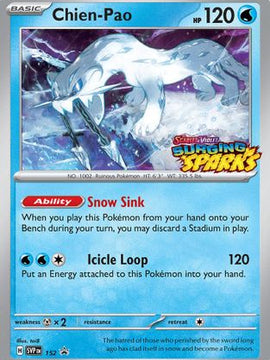 Chien-Pao - 152 152 - SV Scarlet & Violet Promo Cards Holofoil