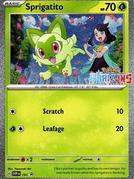 Sprigatito - 191 191 - SV Scarlet & Violet Promo Cards Holofoil