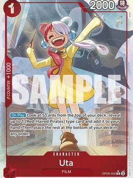 Uta (Parallel) (OP09-002) - Emperors in the New World Foil