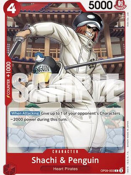 Shachi & Penguin (OP09-003) - Emperors in the New World