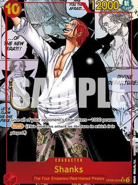 Shanks (004) (Parallel) (OP09-004) - Emperors in the New World Foil