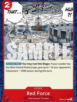 Red Force (OP09-021) - Emperors in the New World