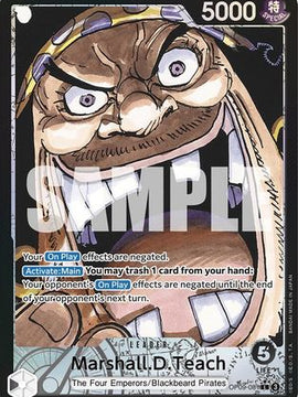 Marshall.D.Teach (081) (Parallel) (OP09-081) - Emperors in the New World Foil