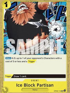 Ice Block Partisan (OP09-115) - Emperors in the New World