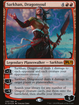 Sarkhan, Dragonsoul (M19-296) - Core Set 2019 Foil