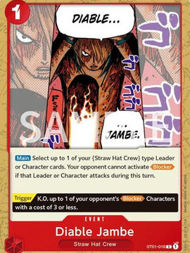Diable Jambe (ST01-016) - Revision Pack Cards