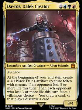 Davros, Dalek Creator (WHO-001) - Doctor Who Foil