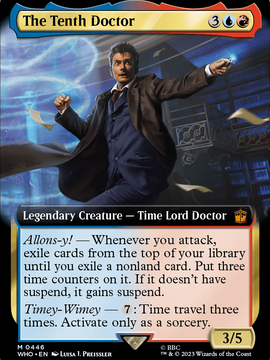 The Tenth Doctor (WHO-446) - Doctor Who: (Extended Art) Foil