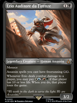 Ezio Auditore da Firenze (ACR-203) - Assassin's Creed Etched Foil