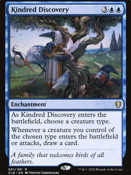 Kindred Discovery (CLB-081) - Commander Legends: Battle for Baldur's Gate