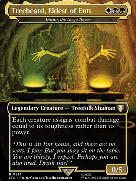 Doran, the Siege Tower (LTC-517) - Tales of Middle-earth Commander / Treebeard, Eldest of Ents (Borderless)