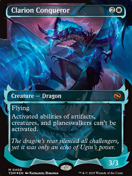 Clarion Conqueror (TDM-400) - Tarkir: Dragonstorm: (Showcase) (Borderless) Foil