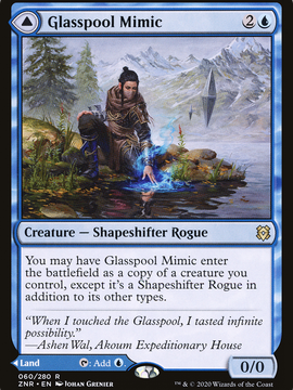 Glasspool Mimic // Glasspool Shore (ZNR-060) - Zendikar Rising