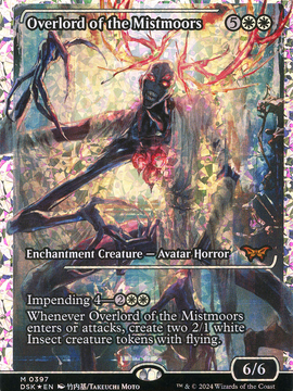 Overlord of the Mistmoors (DSK-397) - Duskmourn: House of Horror: (Showcase) Foil