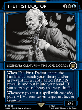 The First Doctor (WHO-552) - Doctor Who: (Showcase) (Borderless)
