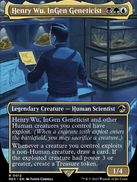 Henry Wu, InGen Geneticist (REX-012) - Jurassic World Collection (Borderless)
